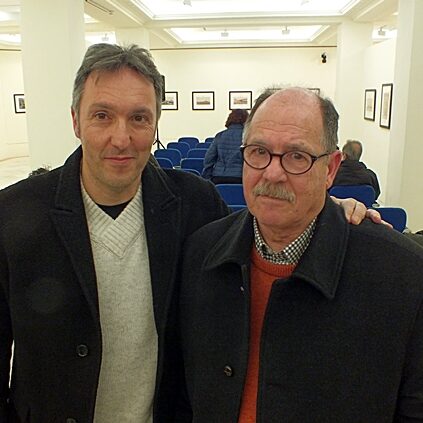 Carlos Zanón Con Carlos Zanón en Granada